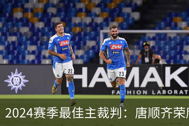 2024赛季最佳主裁判：唐顺齐荣膺金哨 马宁铜哨